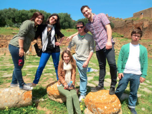 Greg and friends in Spain