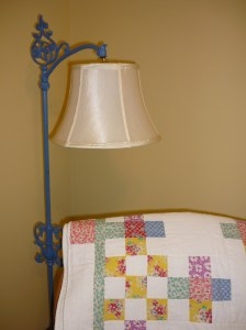 Lamp & quilt
