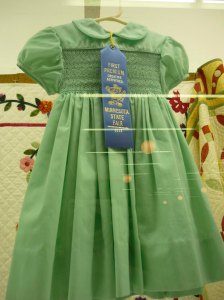 Green dress