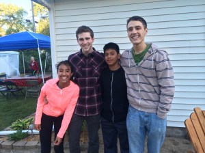 Crystel, Sam (babysitter), Antonio, Charlie (babysitter)