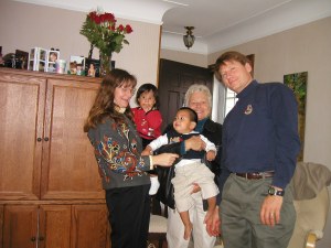Aunt Kathy, Crystel, Aunt Pat, Antonio, Uncle Marty