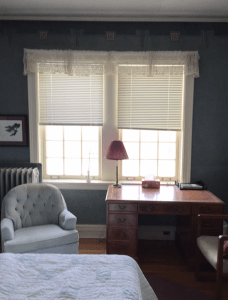 I wrote two essays and a new query letter in this room with a view