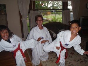 Years ago before I was a black belt and the children were young