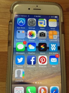 Who's the text from? 15 emails?! OMG!