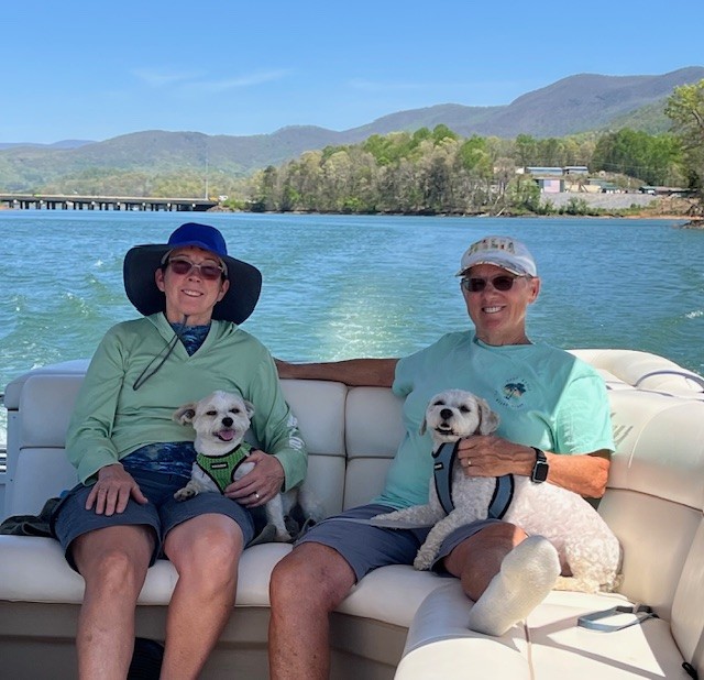 Visiting friends in Hiawassee, Georgia on our way home to Minnesota